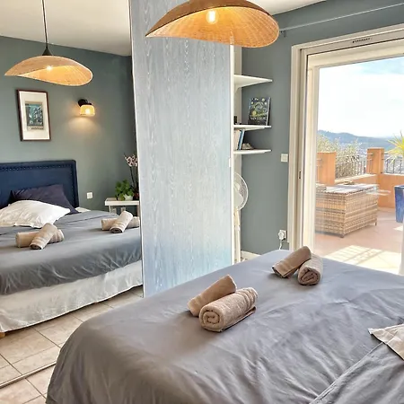 Villa Les Oliviers, Climatisée, Piscine Privée Vue Ollioules