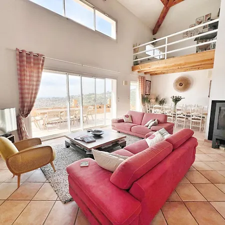 Les Oliviers, Climatisée, Piscine Privée Vue
