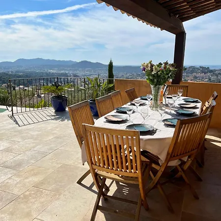 Les Oliviers, Climatisée, Piscine Privée Vue * Ollioules
