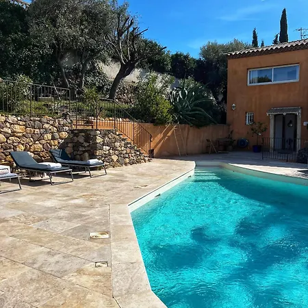 Les Oliviers, Climatisée, Piscine Privée Vue Villa Ollioules